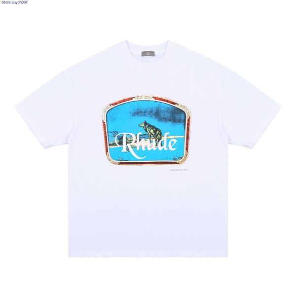 2023 new men's t shirt fashion designer rhude couple summer solitary wolf print loose round neck casual couple short sleeve, White;black
2023 new men's t shirt fashion designer rhude couple summer solitary wolf print loose round neck casual couple short sleeve, White;black