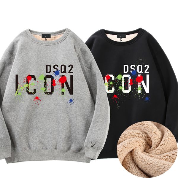 men's hoodies icon men's winter dress thickened cashmere sweater round neck casual large loose warm top, Black
men's hoodies icon men's winter dress thickened cashmere sweater round neck casual large loose warm top, Black