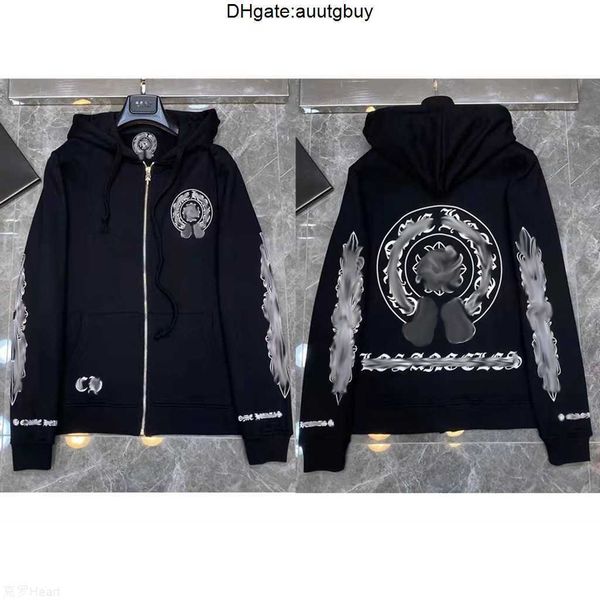 classic luxury designer fashion hoodies mens zipper horseshoe sanskrit cross print pullover hooded sweatshirts sweater woman loose jackts v0, Black
classic luxury designer fashion hoodies mens zipper horseshoe sanskrit cross print pullover hooded sweatshirts sweater woman loose jackts v0, Black