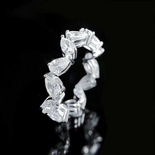wedding accessories pure silver engagement rings fadeless pears circle diamond birdal ring proposal ring no fading ladies jewelry r497, White
wedding accessories pure silver engagement rings fadeless pears circle diamond birdal ring proposal ring no fading ladies jewelry r497, White