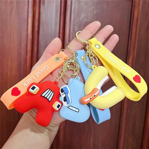 cartoon keychain with pvc letter shape cotton designer keyring cute plush car key chain charm fashion pendant 11 colors gifts periphery wash, Blue
cartoon keychain with pvc letter shape cotton designer keyring cute plush car key chain charm fashion pendant 11 colors gifts periphery wash, Blue