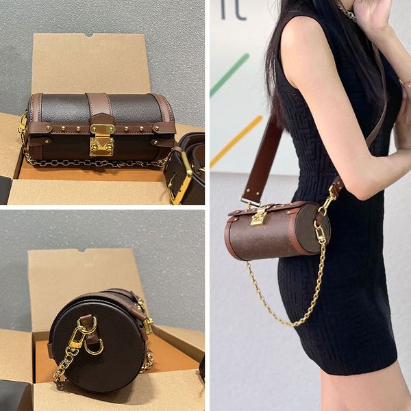 designer bag papillon trunk chain shoulder bags crossbody handbag round drum bags real leather monograms women mobile phone pocket with coin
designer bag papillon trunk chain shoulder bags crossbody handbag round drum bags real leather monograms women mobile phone pocket with coin