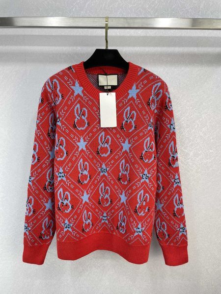 23ss designer men's sweater fashion autumn winter jacquard letter rabbit pattern boutique long sleeve round neck youth large size knitt, White;black
23ss designer men's sweater fashion autumn winter jacquard letter rabbit pattern boutique long sleeve round neck youth large size knitt, White;black