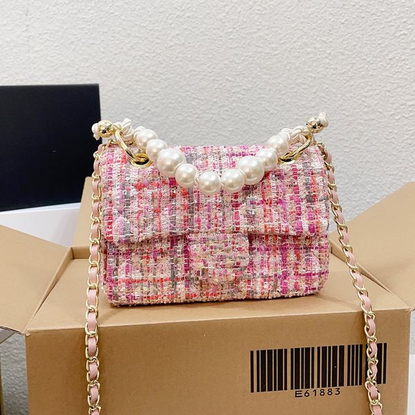 cc bags luxury brand shoulder bags tweed pearl chain handle tote bags classic mini flap sqaure purse gold metal matelasse chain crossbody 23
cc bags luxury brand shoulder bags tweed pearl chain handle tote bags classic mini flap sqaure purse gold metal matelasse chain crossbody 23