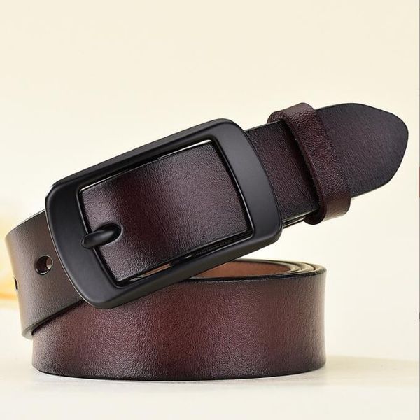 

men designers belts classic fashion luxury casual letter l smooth buckle womens mens leather belt width 3.8cm with orange box aaa001111, Black;brown