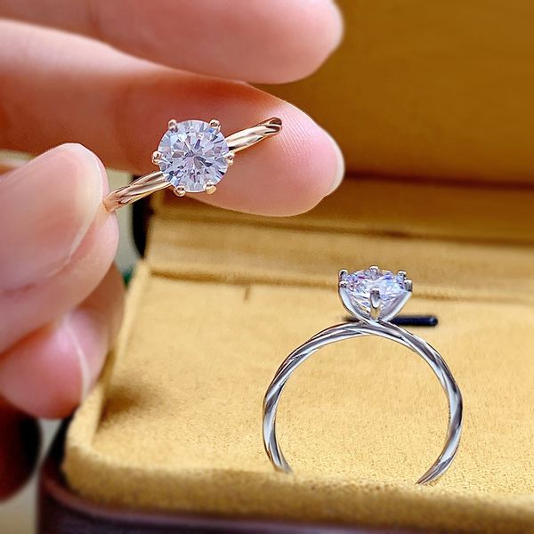 wedding accessories pure silver engagement rings fadeless vine flower torsion diamond birdal ring proposal ring no fading ladies jewelry r05, White
wedding accessories pure silver engagement rings fadeless vine flower torsion diamond birdal ring proposal ring no fading ladies jewelry r05, White