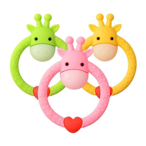 silicone baby teether food grade cartoon deer ring teethers infant chew charms kids teething nursing toddler necklace toys
silicone baby teether food grade cartoon deer ring teethers infant chew charms kids teething nursing toddler necklace toys