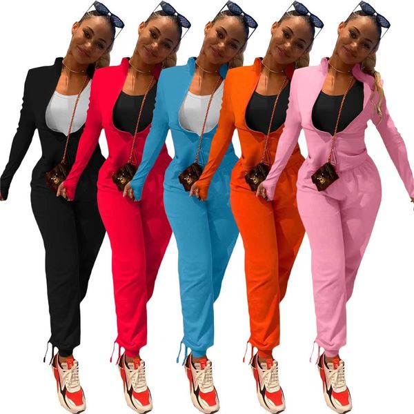 women tracksuits casual solid sportswear sweat suit stand collar 2 piece set lady outfit jacket pants wholesale fall winter clothing 8827, Gray
women tracksuits casual solid sportswear sweat suit stand collar 2 piece set lady outfit jacket pants wholesale fall winter clothing 8827, Gray