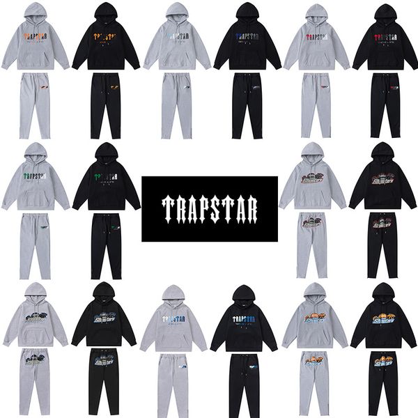 trapstar designer mens tracksuits women's sportswear letter embroidery process pullover fashion sports cotton fleece warm hoodie set si, Gray
trapstar designer mens tracksuits women's sportswear letter embroidery process pullover fashion sports cotton fleece warm hoodie set si, Gray