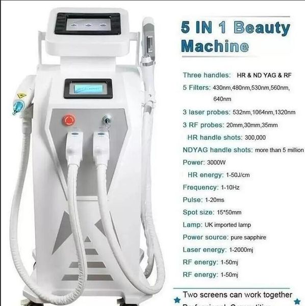 powetrful 4 in1 multi-function ipl tattoo removal machine vascular pigment acne therapy laser 5 filters opt tattoo/ acne/pigment/wrinkle/vas, Black
powetrful 4 in1 multi-function ipl tattoo removal machine vascular pigment acne therapy laser 5 filters opt tattoo/ acne/pigment/wrinkle/vas, Black