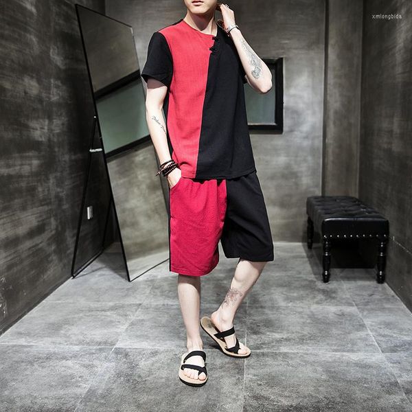 ethnic clothing retro chinese style tang suit men shirts shorts uniform tee medieval viking vintage casual t-shirt trousers, Red
ethnic clothing retro chinese style tang suit men shirts shorts uniform tee medieval viking vintage casual t-shirt trousers, Red