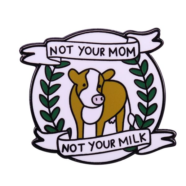 vegan pin animal rights brooch make it clear that cow's milk is intended solely for the cow calf not your mom & milk cute funny gift, Blue
vegan pin animal rights brooch make it clear that cow's milk is intended solely for the cow calf not your mom & milk cute funny gift, Blue