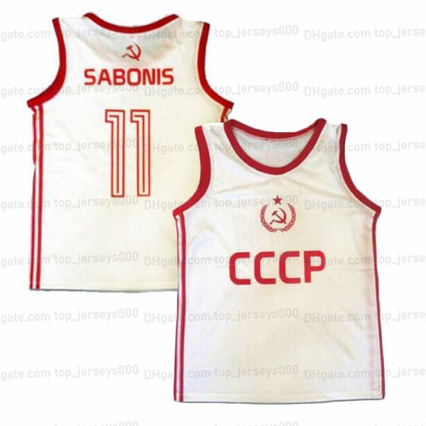 custom arvydas sabonis #11 russia cccp soviet basketball jersey throwback white sewn any name number size s-4xl, Black
custom arvydas sabonis #11 russia cccp soviet basketball jersey throwback white sewn any name number size s-4xl, Black
