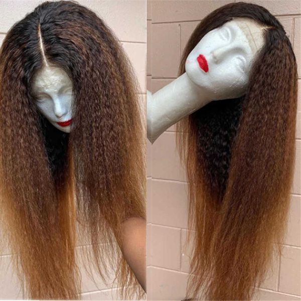 lace wigs natural long ombre blonde yaki 24inch soft kinky straight front wig black women with babyhair preplucked deep part 221216, Black;brown
lace wigs natural long ombre blonde yaki 24inch soft kinky straight front wig black women with babyhair preplucked deep part 221216, Black;brown