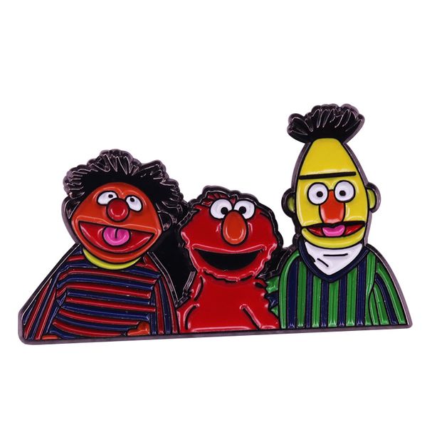 sesame street soft enamel pin funny cartoon jewelry cute anime movies games hard enamel pins collect metal cartoon brooch, Blue
sesame street soft enamel pin funny cartoon jewelry cute anime movies games hard enamel pins collect metal cartoon brooch, Blue