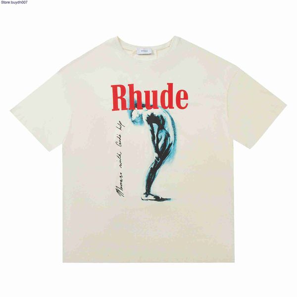 2023 new men's t shirt fashion designer rhude couple summer american style simple large letter graffiti loose same versatile half sleev, White;black
2023 new men's t shirt fashion designer rhude couple summer american style simple large letter graffiti loose same versatile half sleev, White;black