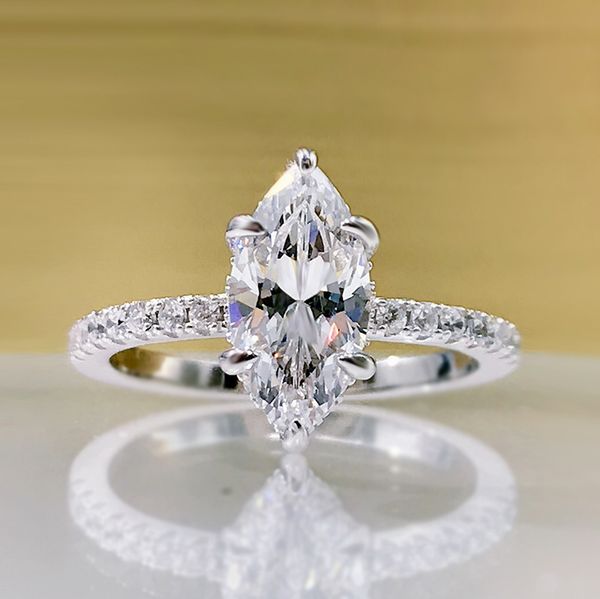 wedding accessories pure silver engagement rings fadeless diamond birdal ring proposal ring no fading ladies jewelry r216, White
wedding accessories pure silver engagement rings fadeless diamond birdal ring proposal ring no fading ladies jewelry r216, White