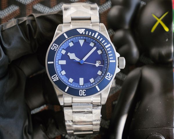 luxury men's automatic mechanical watch 43mm black blue and red dial stainless steel strap montre de luxe, Silver
luxury men's automatic mechanical watch 43mm black blue and red dial stainless steel strap montre de luxe, Silver