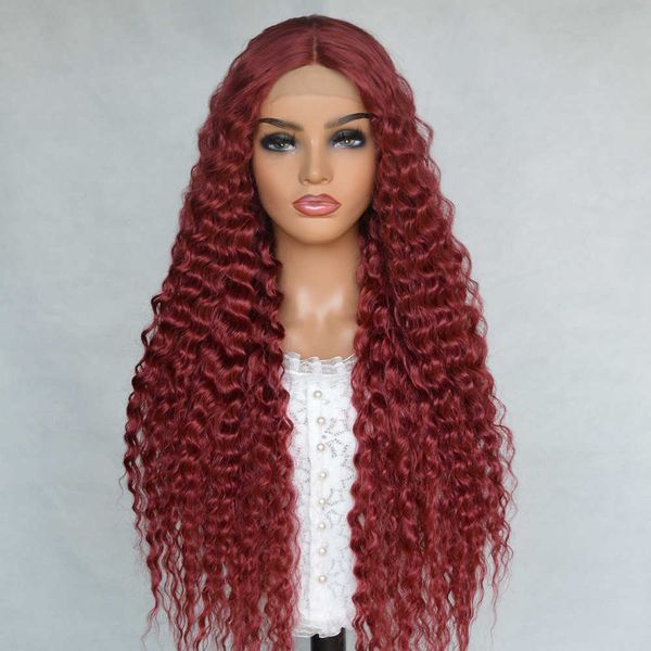 lace wigs burgundy curly wig synthetic front red for black women with babyhair heat resistant 221216, Black;brown
lace wigs burgundy curly wig synthetic front red for black women with babyhair heat resistant 221216, Black;brown