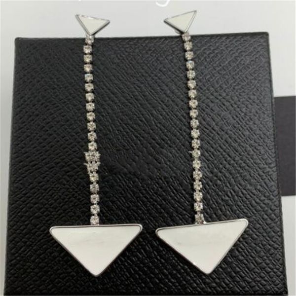 classic women triangle stud earring designer long letter tassel earrings diamante aretes ladies fashion jewelry accessories for gift party, Golden;silver
classic women triangle stud earring designer long letter tassel earrings diamante aretes ladies fashion jewelry accessories for gift party, Golden;silver