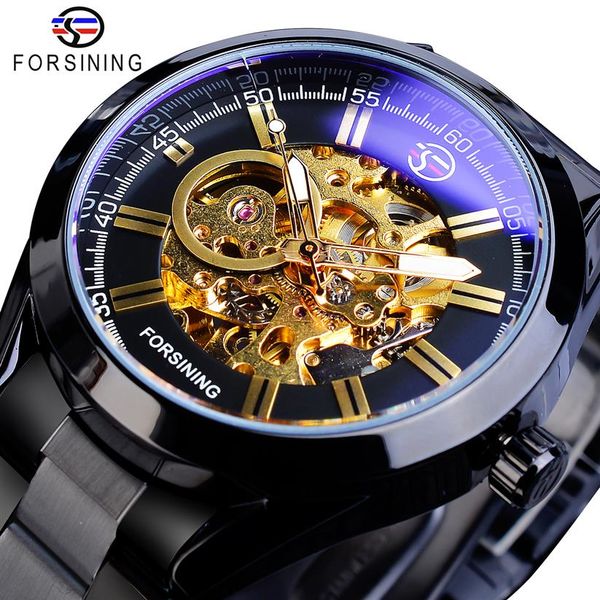 forsining steampunk mechanical watch mens automatic skeleton black stainless steel belts business male wristwatches reloj hombre301h, Slivery;brown
forsining steampunk mechanical watch mens automatic skeleton black stainless steel belts business male wristwatches reloj hombre301h, Slivery;brown