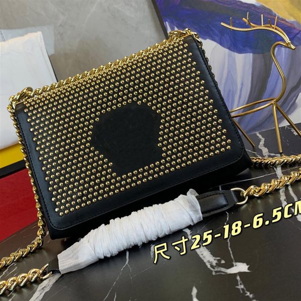fashion crossbody bag stud shoulder handbag flap messenger bags clutch genuine leather metal icon golden nails wallet 07u
fashion crossbody bag stud shoulder handbag flap messenger bags clutch genuine leather metal icon golden nails wallet 07u