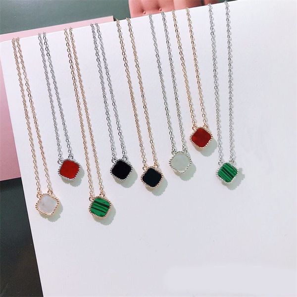 four leaf clover necklace women fashion jewelry woman colorful pendants classic design plated gold cute necklaces for teen girls womens desi, Silver
four leaf clover necklace women fashion jewelry woman colorful pendants classic design plated gold cute necklaces for teen girls womens desi, Silver