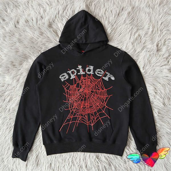 red web sp5der men women particles foam print 1 1 quality spider hoodie hip hop young thug sweatshirts, Black
red web sp5der men women particles foam print 1 1 quality spider hoodie hip hop young thug sweatshirts, Black