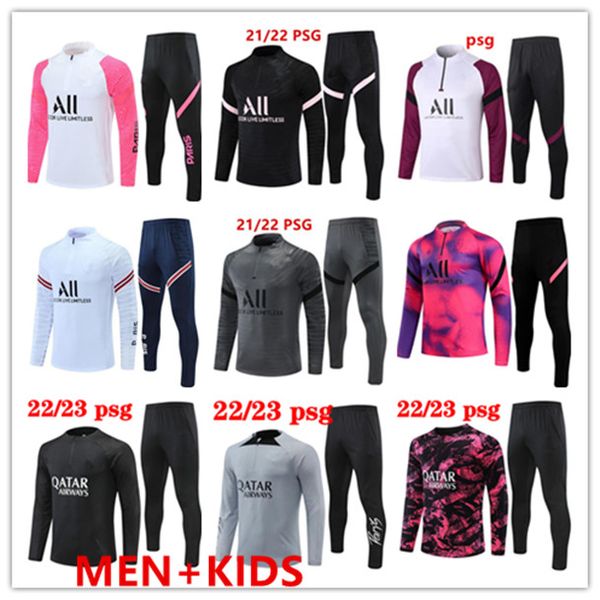 21 22 23 psgs jerseys tracksuits messis mbappe training kit survetement foot tuta retro futbol psgs soccer football men and kids maillot cam, Black
21 22 23 psgs jerseys tracksuits messis mbappe training kit survetement foot tuta retro futbol psgs soccer football men and kids maillot cam, Black