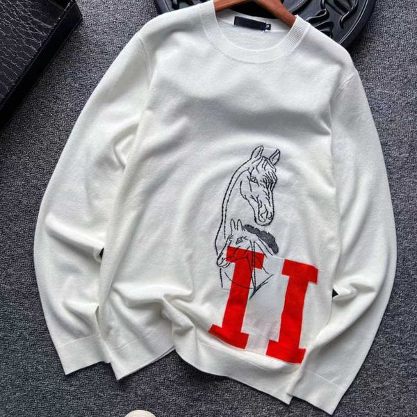 winter wool sweater mens knitwear pullover coat designer sweaters men women casual hoodie fashion horse embroidered knit shirt xxl, White;black
winter wool sweater mens knitwear pullover coat designer sweaters men women casual hoodie fashion horse embroidered knit shirt xxl, White;black