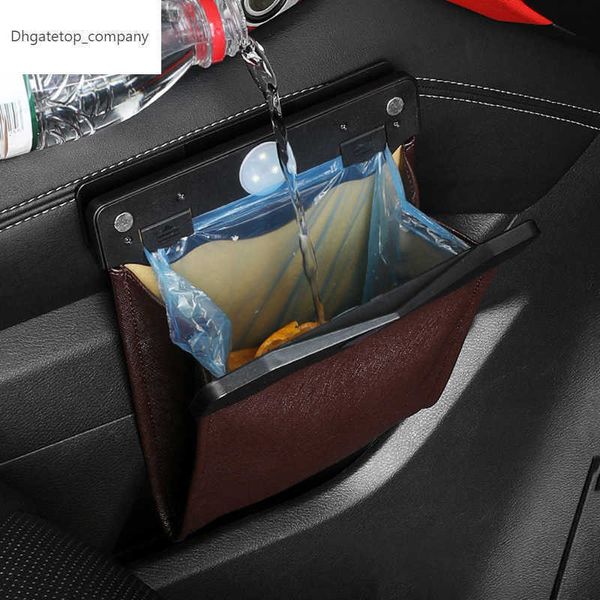 pu leather car dustbin premium series garbage bag suspension folding accessories in front cab
pu leather car dustbin premium series garbage bag suspension folding accessories in front cab