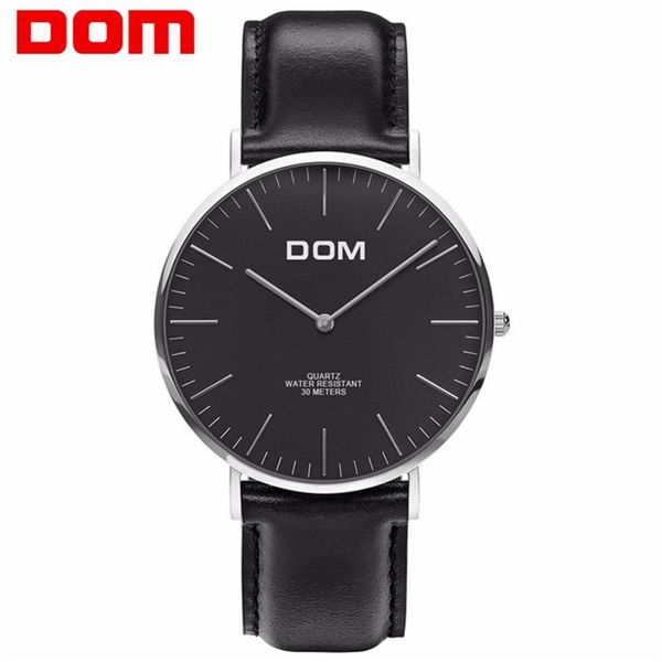 dom watches men luxury brand black silver leather quartz wrist men watch waterproof fashion casual male dress clock m-36230m, Slivery;brown
dom watches men luxury brand black silver leather quartz wrist men watch waterproof fashion casual male dress clock m-36230m, Slivery;brown