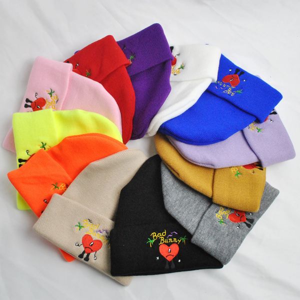 fashion bad bunny beanie hat casual winter hat knitted hats cartoon embroidery beanies cap, Silver
fashion bad bunny beanie hat casual winter hat knitted hats cartoon embroidery beanies cap, Silver