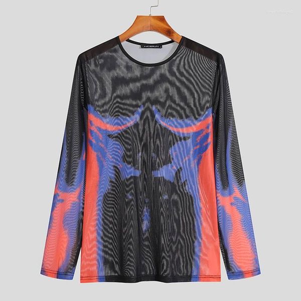 men's t shirts 2022 fashion men shirt printing o-neck long sleeve mesh transparent streetwear casual camisetas undershirt, White;black
men's t shirts 2022 fashion men shirt printing o-neck long sleeve mesh transparent streetwear casual camisetas undershirt, White;black