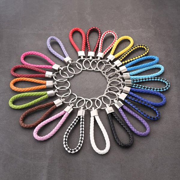 mix color pu leather braided woven keychain rope rings fit diy circle pendant key chains holder car keyrings jewelry accessories, Silver
mix color pu leather braided woven keychain rope rings fit diy circle pendant key chains holder car keyrings jewelry accessories, Silver