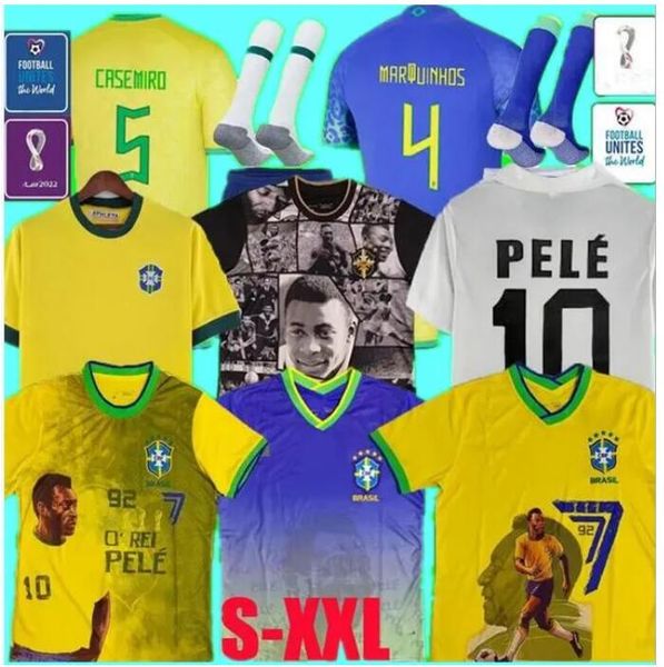 1957 1970 2022 2023 brazil pele retro soccer jerseys santos special brasil camiseta de futbol men kids g.jesus women football shirts vini jr, Black;yellow
1957 1970 2022 2023 brazil pele retro soccer jerseys santos special brasil camiseta de futbol men kids g.jesus women football shirts vini jr, Black;yellow