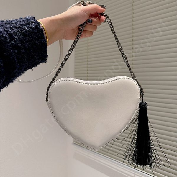 fashion designer tote bag handbags for women heart bags genuine leather tassel mini bags metal chains luxury handbag womens purses black pur
fashion designer tote bag handbags for women heart bags genuine leather tassel mini bags metal chains luxury handbag womens purses black pur