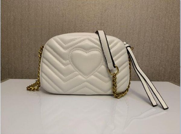 luxurys women crossbody bags designers heart v wave pattern shoulder messenger bags pruse chain tote wallet