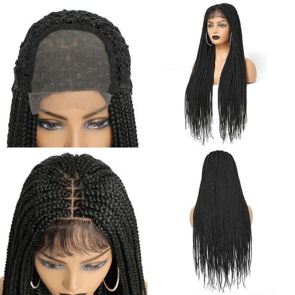 lace wigs ombre color 30 inch braided synthetic front for black women cornrow braids with baby hair box braid 221216, Black;brown
lace wigs ombre color 30 inch braided synthetic front for black women cornrow braids with baby hair box braid 221216, Black;brown