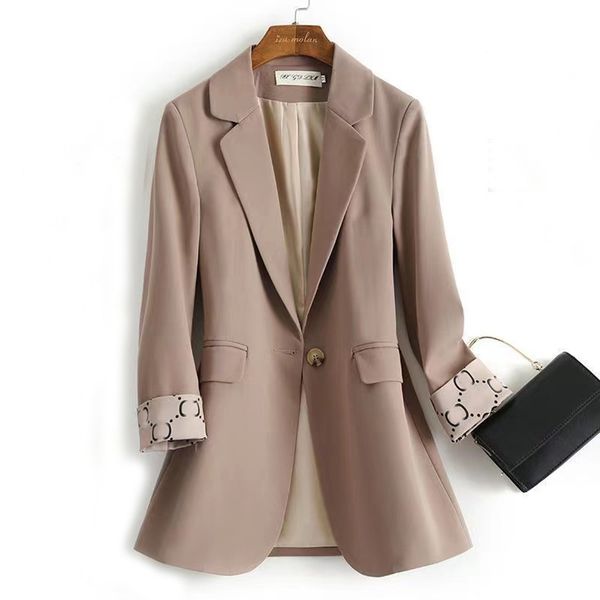 womens suits & blazers tide brand high-quality retro fashion designer pure color series suit jacket a grain of buckle slim plus size women&#, White;black
womens suits & blazers tide brand high-quality retro fashion designer pure color series suit jacket a grain of buckle slim plus size women&#, White;black