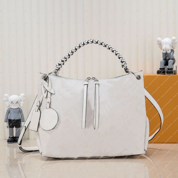 designer hobo bag perforated calfskin shoulder bags braided leather handle handbags leather zipper detachable wide strap shopping pouch trav
designer hobo bag perforated calfskin shoulder bags braided leather handle handbags leather zipper detachable wide strap shopping pouch trav