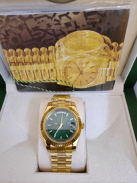 with original box aaa watch 41mm sapphire 18k yellow gold diamonds white dail mechanical automatic mens watches, Slivery;brown
with original box aaa watch 41mm sapphire 18k yellow gold diamonds white dail mechanical automatic mens watches, Slivery;brown