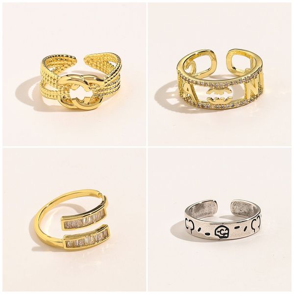 luxury 18k gold ring glamour women jewelry designer silver plated love rings senior sense gift accessories brand gifts ring copper adjustabl, Slivery;golden
luxury 18k gold ring glamour women jewelry designer silver plated love rings senior sense gift accessories brand gifts ring copper adjustabl, Slivery;golden