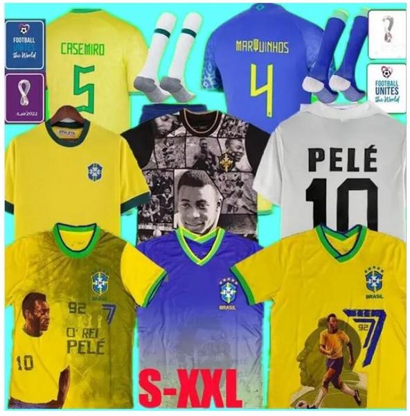 brazil retro #10 pele soccer jerseys 1957 1970 camiseta de futbol paqueta brazils santos football shirt brasil 22 23 maillots football men w, Black;yellow
brazil retro #10 pele soccer jerseys 1957 1970 camiseta de futbol paqueta brazils santos football shirt brasil 22 23 maillots football men w, Black;yellow