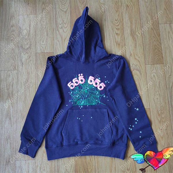 dark blue young thug spider men women foam print sp5der hoodie green web hooded sweatshirts pullovers, Black
dark blue young thug spider men women foam print sp5der hoodie green web hooded sweatshirts pullovers, Black