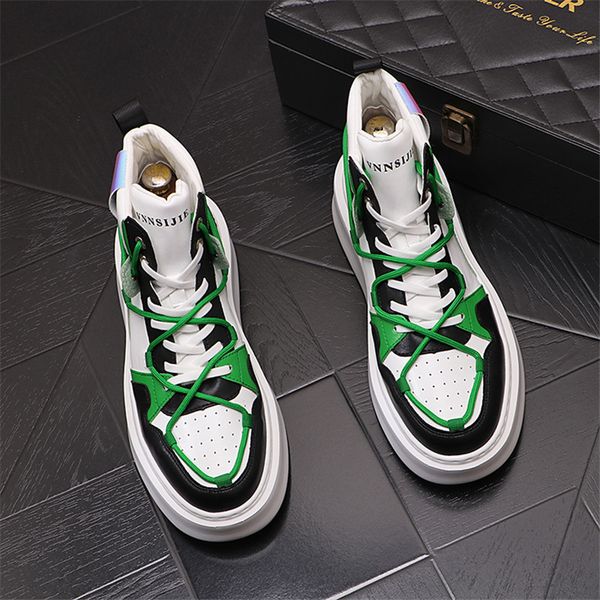 fashion designer party dress wedding shoes high spring vulcanized causal sneakers round toe thick bottom business driving walking loafers c1, Black
fashion designer party dress wedding shoes high spring vulcanized causal sneakers round toe thick bottom business driving walking loafers c1, Black