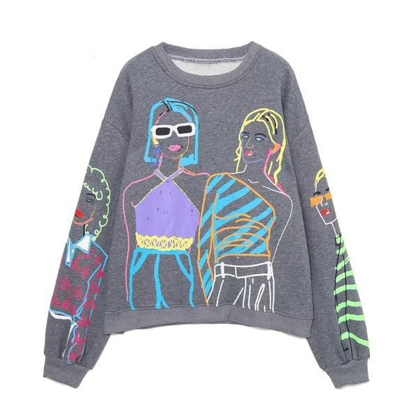women's hoodies women 2022 autumn fashion printing basic sweatshirts vintage o neck long sleeve female pullovers chic tm3o, Black
women's hoodies women 2022 autumn fashion printing basic sweatshirts vintage o neck long sleeve female pullovers chic tm3o, Black