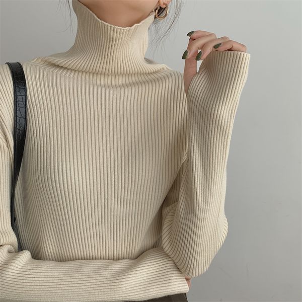 3182 winter fashion sense design women sweater 3 colors simple underweardaily wear knit high neck turtleneck pullover loose top, White;black
3182 winter fashion sense design women sweater 3 colors simple underweardaily wear knit high neck turtleneck pullover loose top, White;black