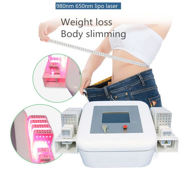 portable lipolaser 650nm 980nm slimming machine 8 largepads 4 smallpad lipo laser body sculpting cellulite reduction beauty equipment for ll, Black
portable lipolaser 650nm 980nm slimming machine 8 largepads 4 smallpad lipo laser body sculpting cellulite reduction beauty equipment for ll, Black