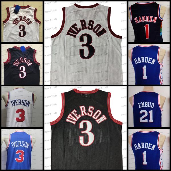 kids 1 harden throwback basketball jersey black 3 allen iverson black white classic mens jerseys stitched, Black;red
kids 1 harden throwback basketball jersey black 3 allen iverson black white classic mens jerseys stitched, Black;red
